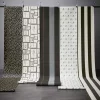 BRICOFLOR Vliesbehang Zwart, Antraciet, Wit - 10,05 X 0,53 M - Modern Design
