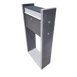 VASP Brievenbus Gent - Belgische Blauwe Hardsteen - Antraciet - 45x100x18cm