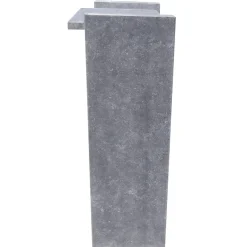 Brievenbus Staande Brievenbus Everest Woodlook - Natuursteen - Blauw - 40,5x100x32cm