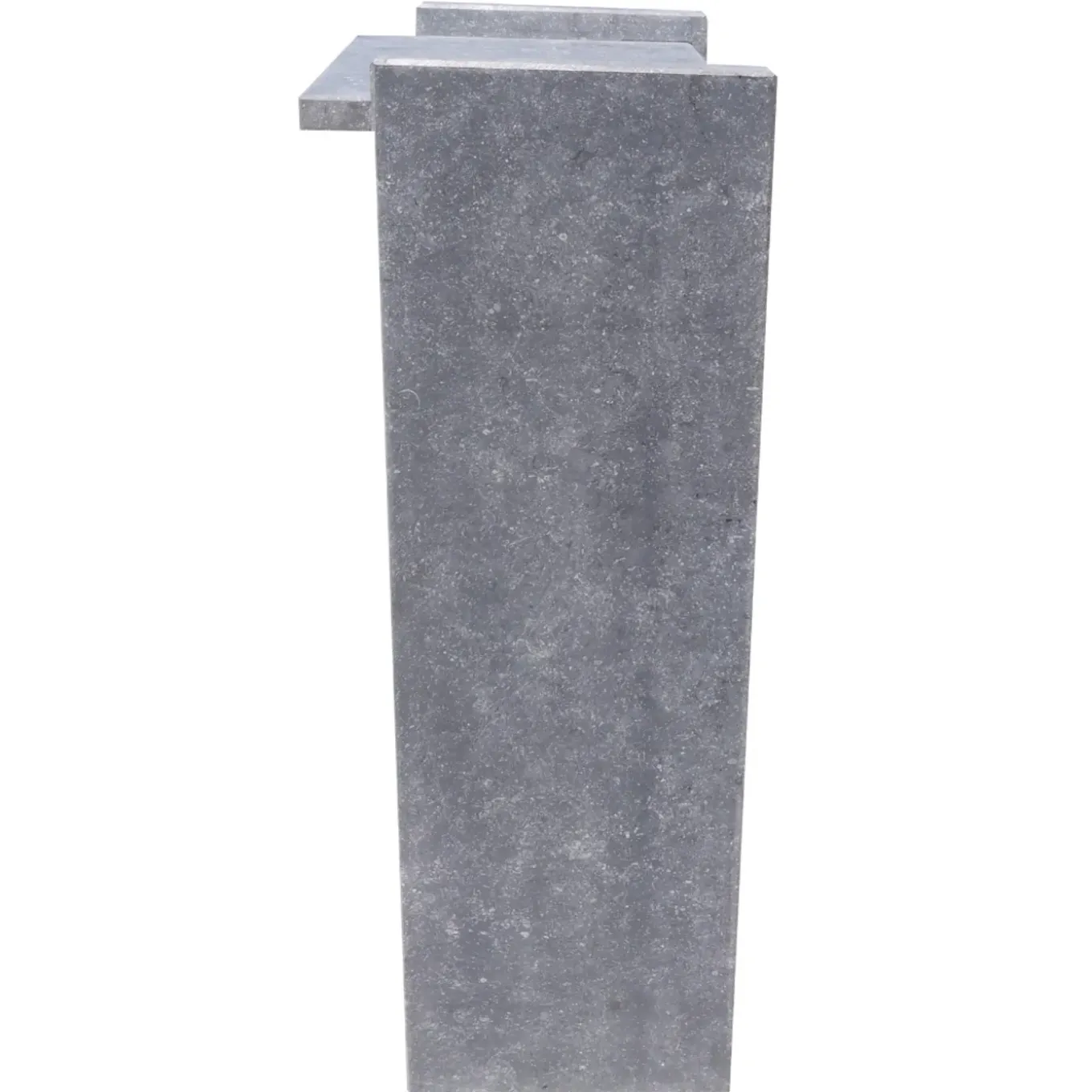 Brievenbus Staande Brievenbus Everest Woodlook - Natuursteen - Blauw - 40,5x100x32cm
