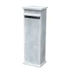 Brievenbus Staande Brussel - Natuursteen - Blauwe Hardsteen - 34x101x28cm