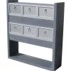 Brievenbusunit Madrid - Natuursteen - Blauwe Hardsteen - 6 Stuks - 8x140x36cm