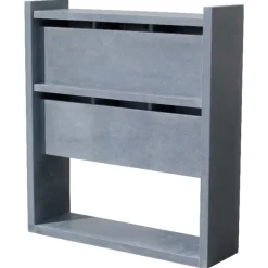 Brievenbusunit Madrid - Natuursteen - Blauwe Hardsteen - 6 Stuks - 8x140x36cm