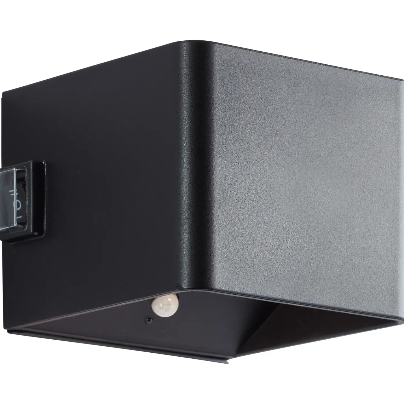 Brilliant Buitenwandlamp Iseo - Zwart - Warm Wit - 4W - met Sensor