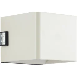 Brilliant Buitenwandlamp Iseo - Beige - Warm Wit - 4W - met Sensor