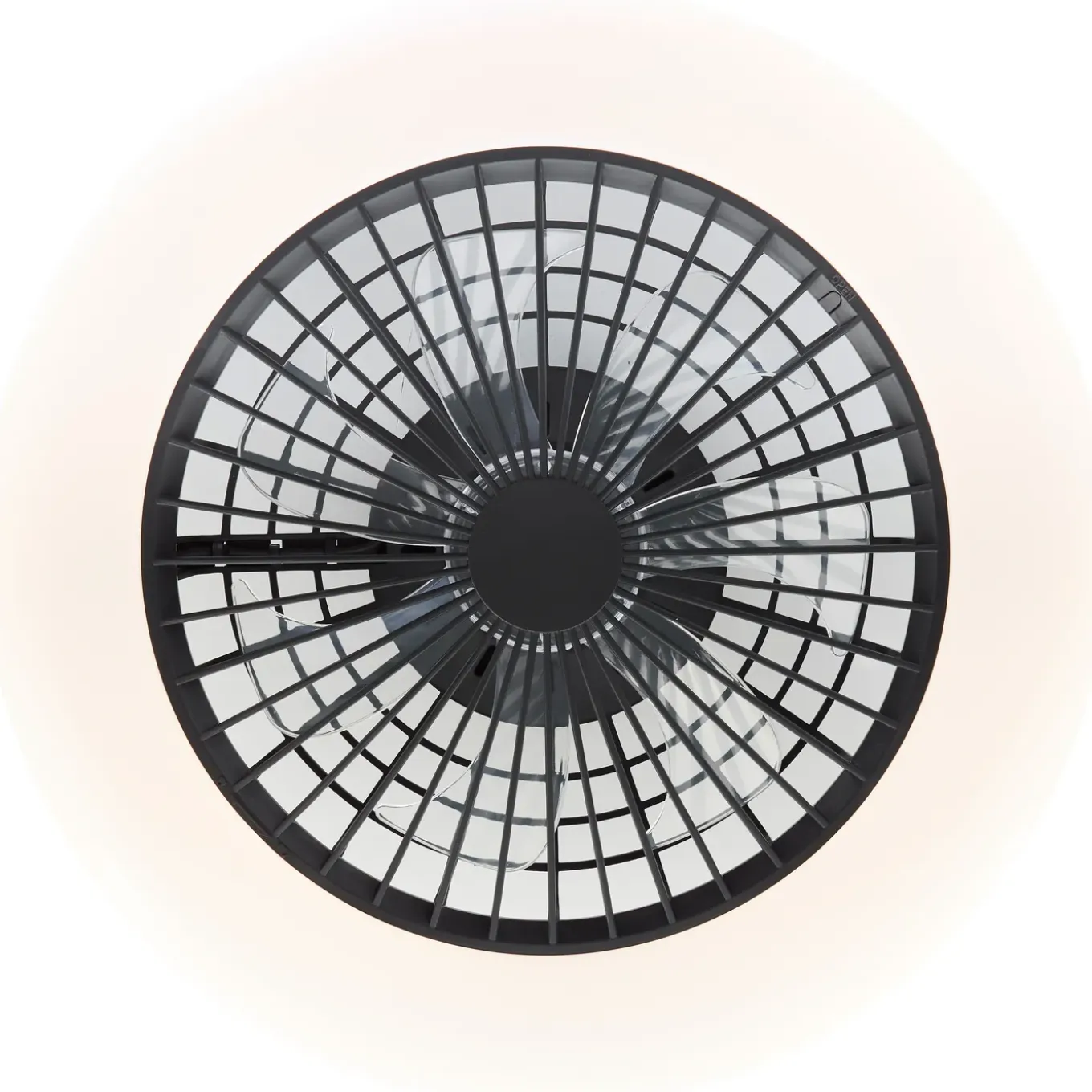 Brilliant Plafondventilator Salerno met CCT RGB LED - Zwart - 40W - met afstandsbediening
