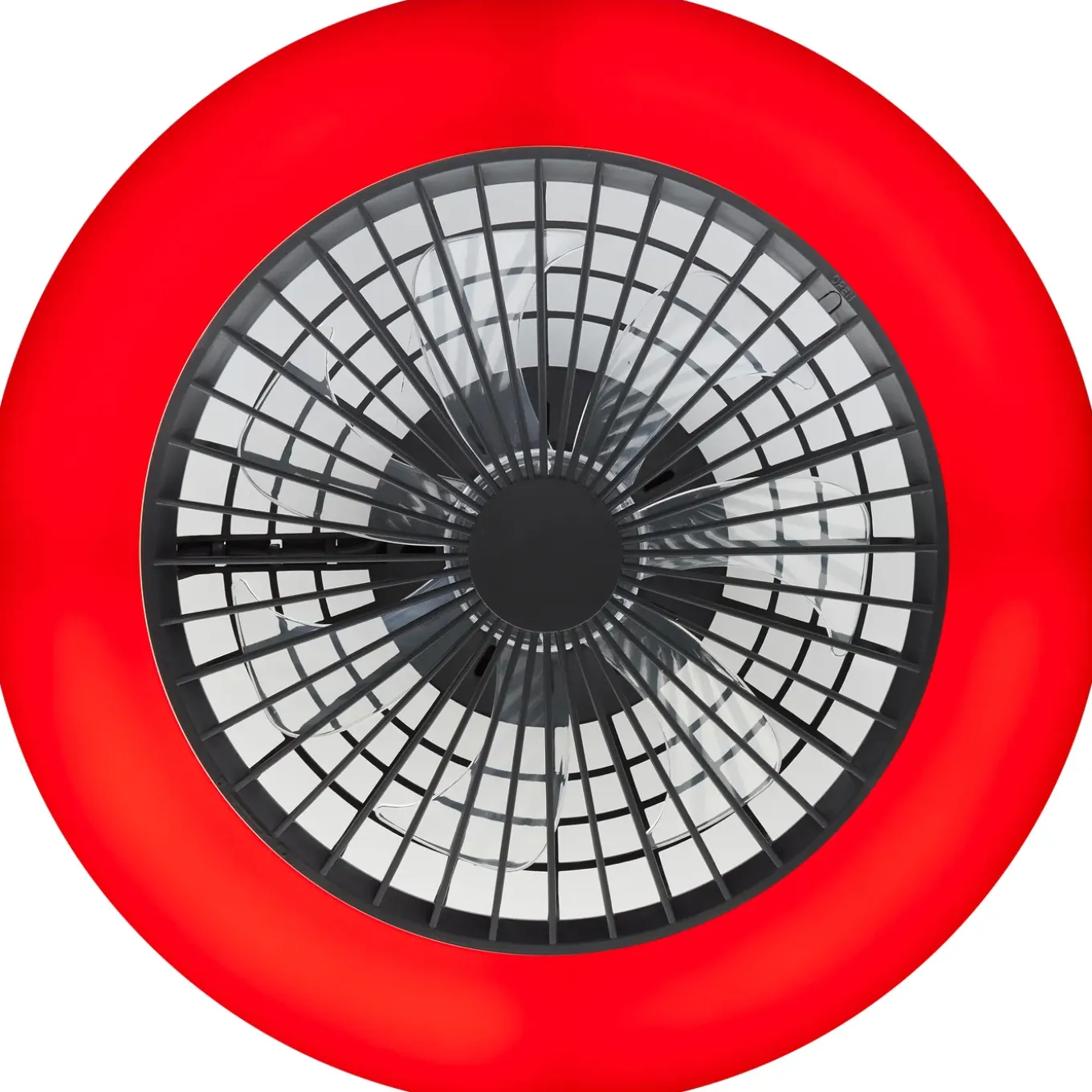 Brilliant Plafondventilator Salerno met CCT RGB LED - Zwart - 40W - met afstandsbediening
