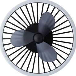 Brilliant Plafondventilator Capo met CCT LED - Zwart - 48cm - 36W - met afstandsbediening