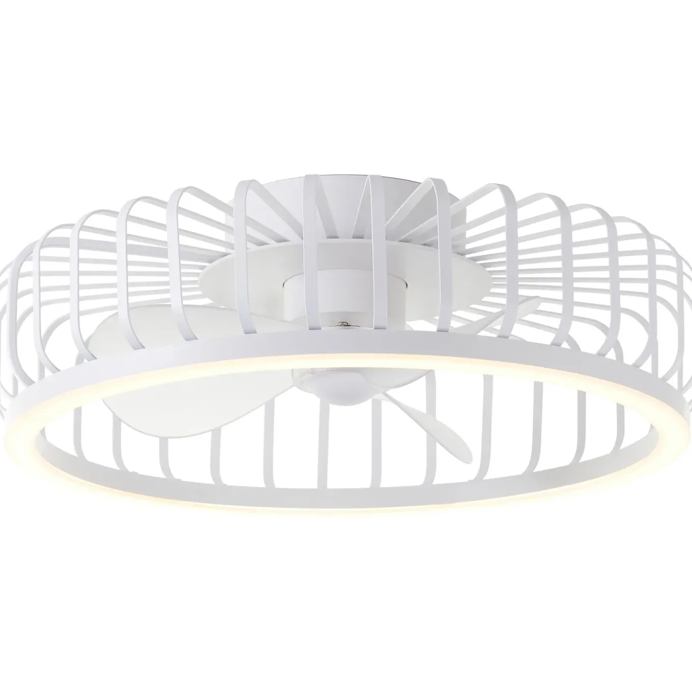 Brilliant Plafondventilator Capo met CCT LED - Wit - 48cm - 36W - met afstandsbediening