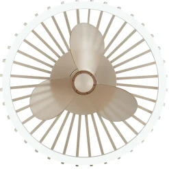 Brilliant Plafondventilator Capo met CCT LED - Beige - 48cm - 36W - met afstandsbediening