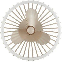 Brilliant Plafondventilator Capo met CCT LED - Beige - 48cm - 36W - met afstandsbediening
