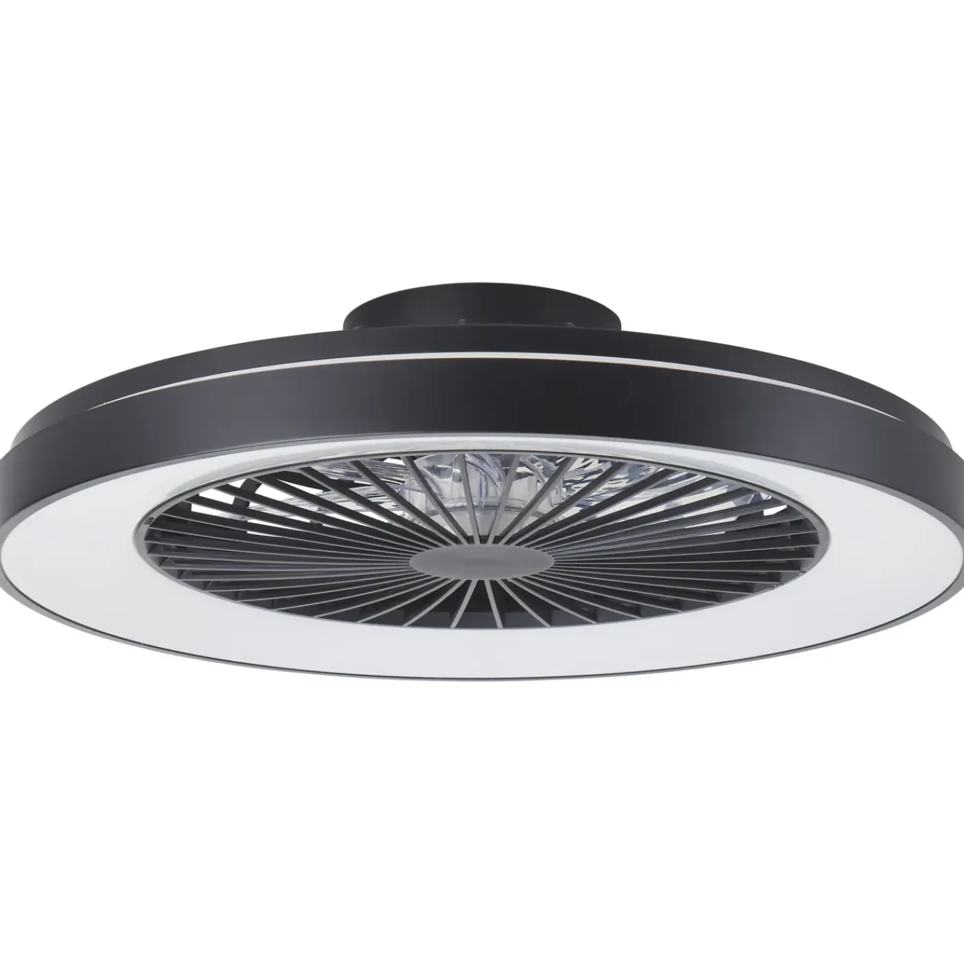 Brilliant Plafondventilator Mazzaro met CCT RGB LED - Zwart - 58cm - 55W - met afstandsbediening