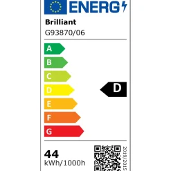 Brilliant Plafondventilator Mazzaro met CCT RGB LED - Zwart - 58cm - 55W - met afstandsbediening