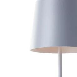 Brilliant Tafellamp Kaami - Grijs - Diameter 10cm - 2W - USB