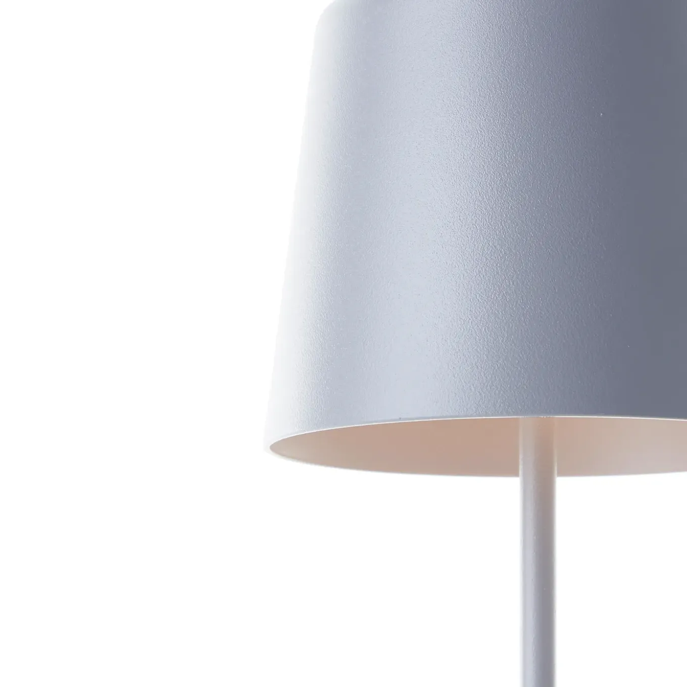 Brilliant Tafellamp Kaami - Grijs - Diameter 10cm - 2W - USB