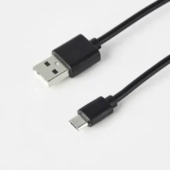 Brilliant Tafellamp Kaami - Zwart - Diameter 10cm - 2W - USB