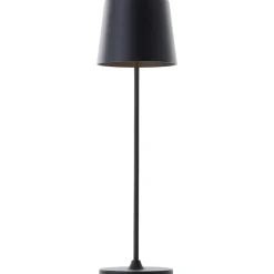 Brilliant Tafellamp Kaami - Zwart - Diameter 10cm - 2W - USB
