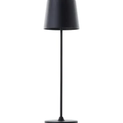 Brilliant Tafellamp Kaami - Zwart - Diameter 10cm - 2W - USB