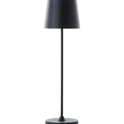 Brilliant Tafellamp Kaami - Zwart - Diameter 10cm - 2W - USB