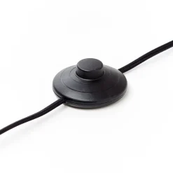 Brilliant vloerlamp Chaumont zwart hout 20W