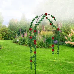 Infinity Goods Brixy - Rozenboog - Tuinboog - Rankhulp - Bloemenboog - Voor Klimplanten - Metaal