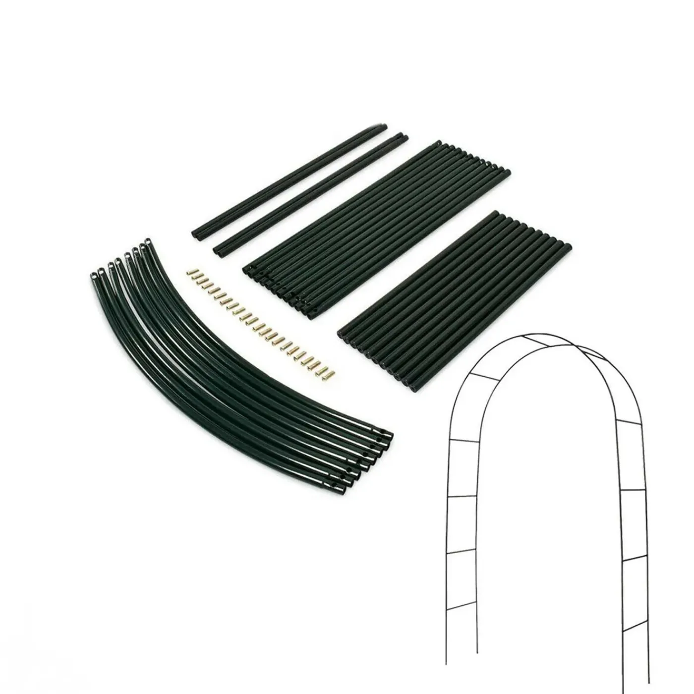 Infinity Goods Brixy - Rozenboog - Tuinboog - Rankhulp - Bloemenboog - Voor Klimplanten - Metaal