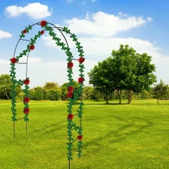 Infinity Goods Brixy - Rozenboog - Tuinboog - Rankhulp - Bloemenboog - Voor Klimplanten - Metaal