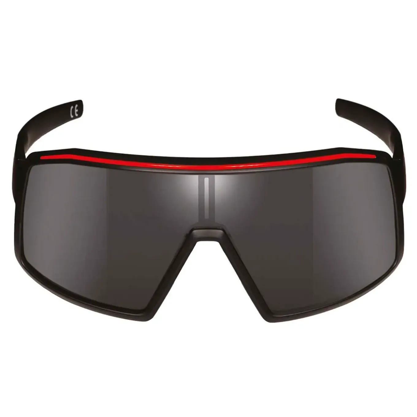 Brn Maxwide Fietsbril Zonnebril Zwart Met Rood