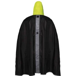 Brn Poncho Zwart/fluorescerend Geel Maat S/m