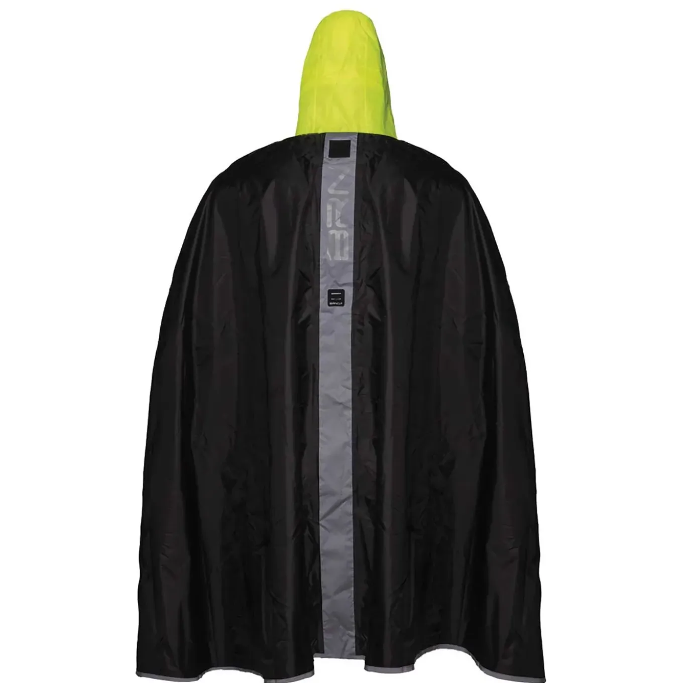 Brn Poncho Zwart/fluorescerend Geel Maat S/m