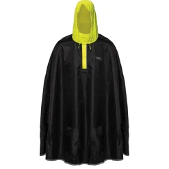 Brn Poncho Zwart/fluorescerend Geel Maat S/m