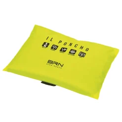 Brn Poncho Zwart/fluorescerend Geel Maat S/m