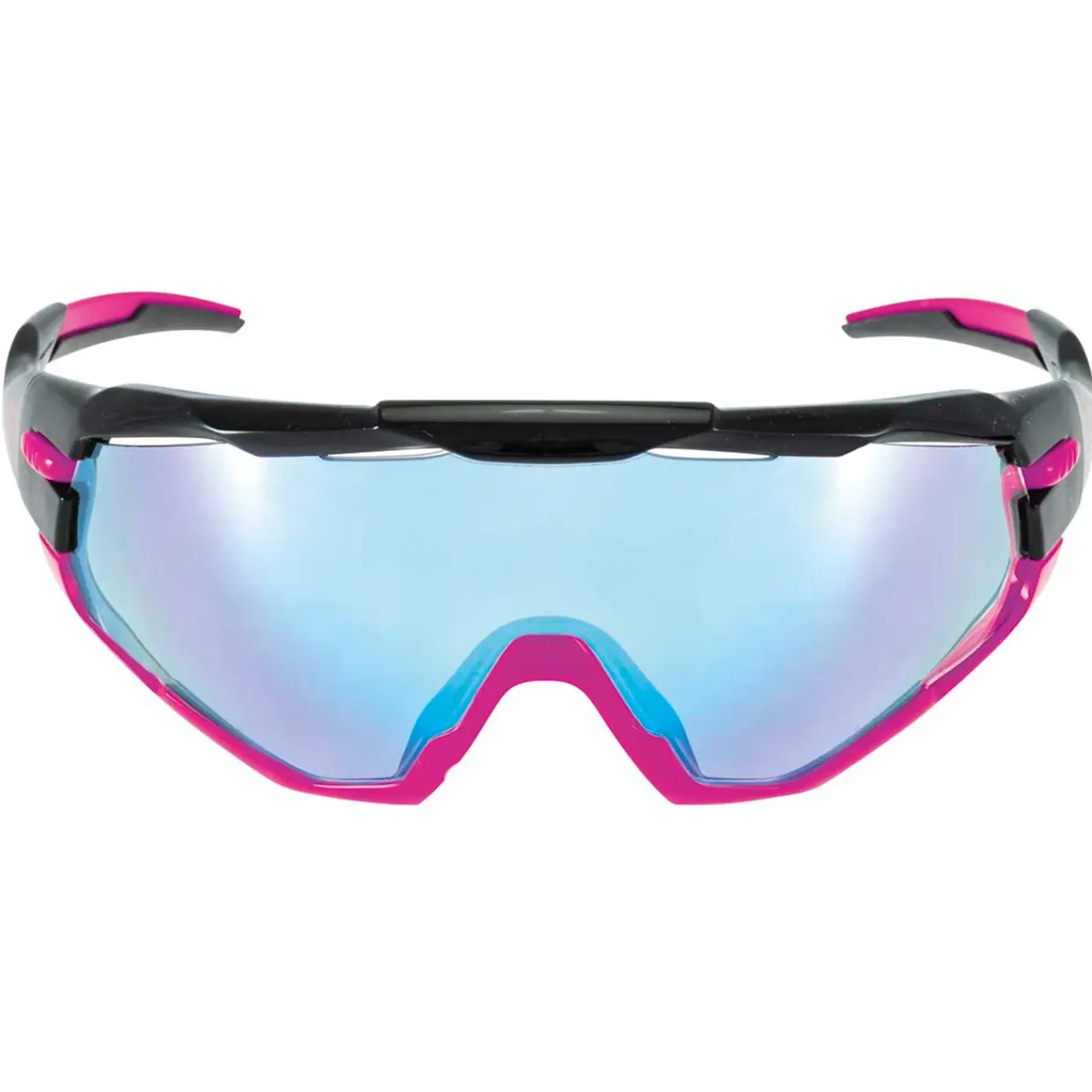 BRN Rx01 Fietsbril Met 3 Kleuren Glazen, Zwart/fuchsia