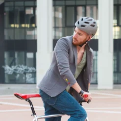 BRN Street Fietshelm, Een Maat 51-56 Cm, Wit