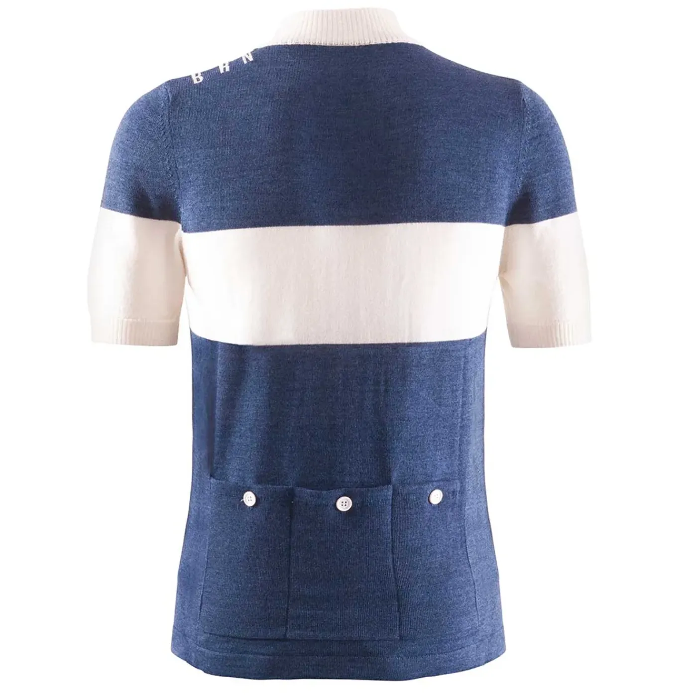 BRN Veloce Vintage Wollen Koerstrui Donkerblauw Maat Xl