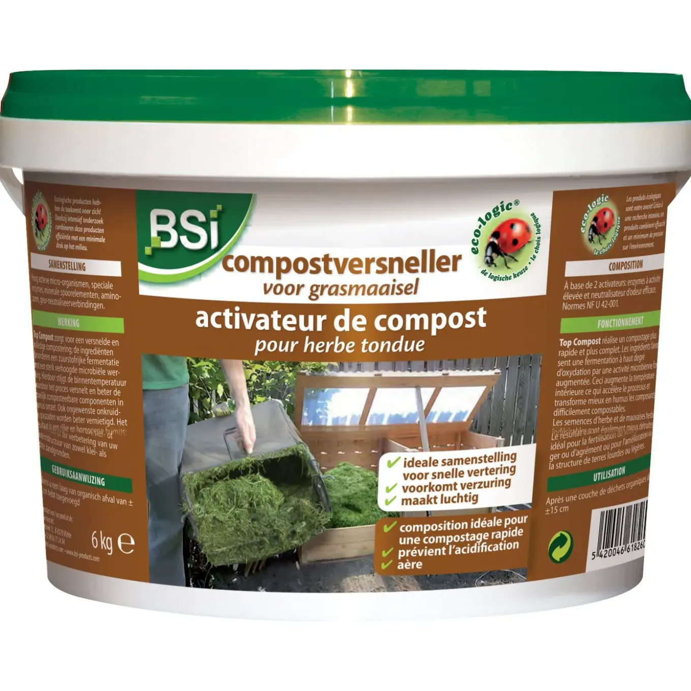 Bsi Compostversneller Voor Grasmaaisel - 6kg