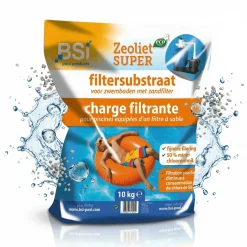 BSI – Filtersubstraat Zeoliet Super – Fijne Filtratie Voor Zwembad & Spa – 10 Kg