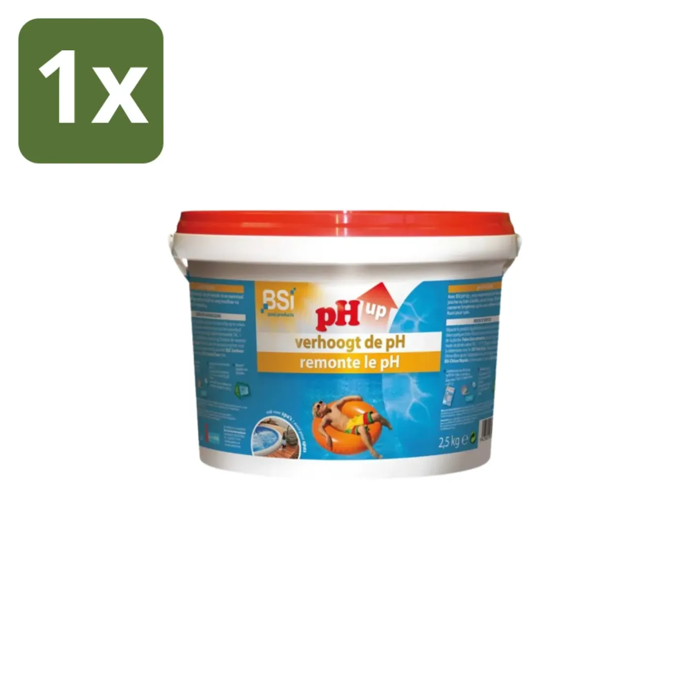 BSI – Ph Up Poeder – Ph Verhoger Voor Zwembad & Spa – 2,5 Kg
