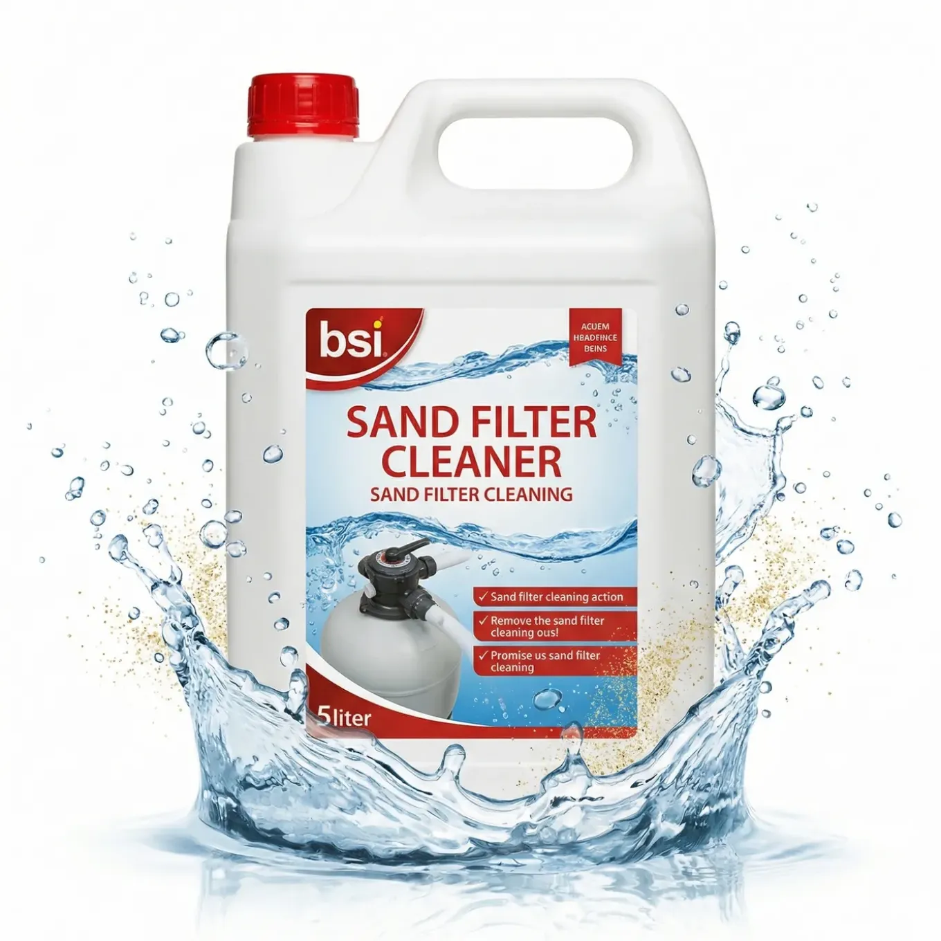 Bsi – Sand Filter Cleaner – Reiniger Voor Zand- & Diatomeeënfilters – 5 L