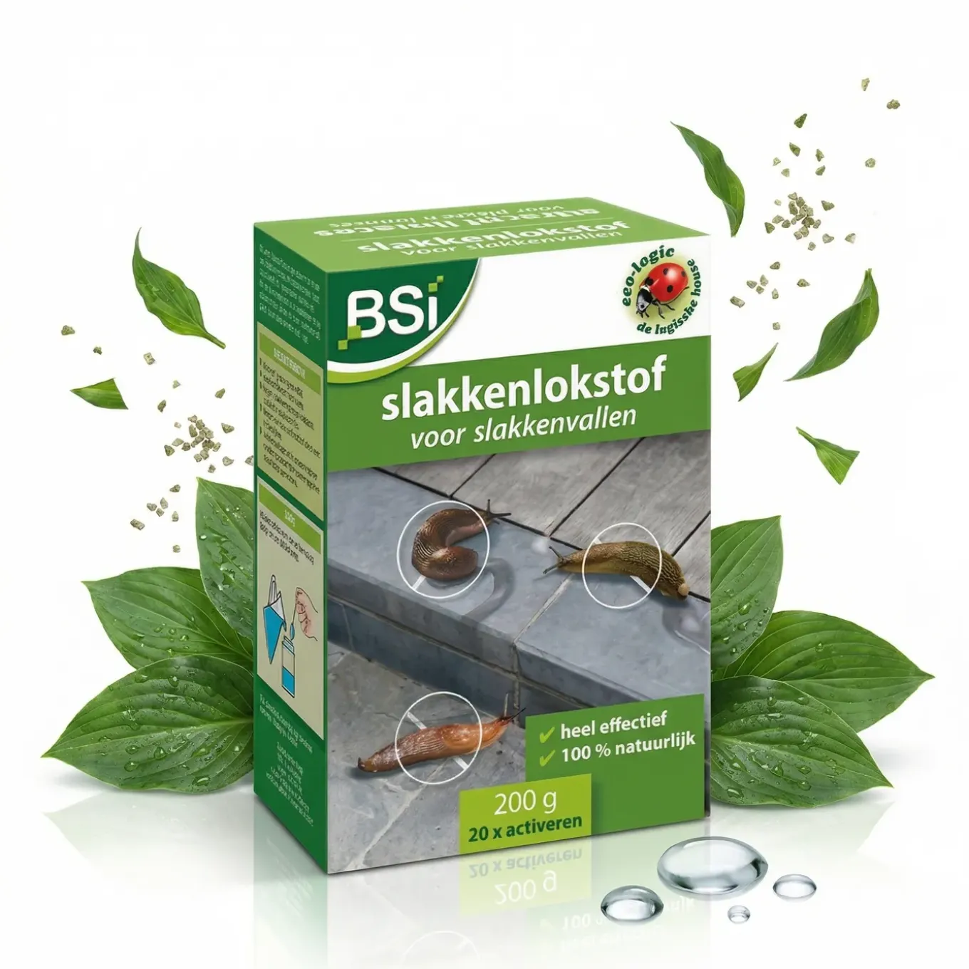Bsi – Slakkenlokstof – Natuurlijk – 200 G