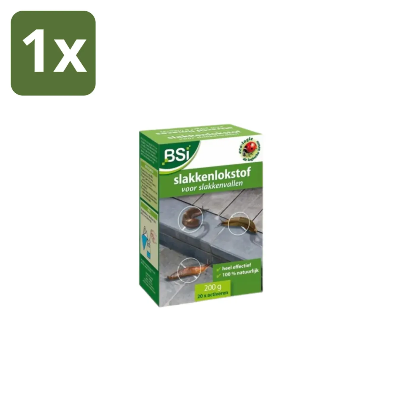 Bsi – Slakkenlokstof – Natuurlijk – 200 G