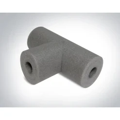 Buisisolatie voor 15mm buis - T-stuk - Grijs - 9mm