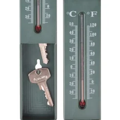 Overig Buitenthermometer - Sleutel Verstopplek - Groen - 16 Cm
