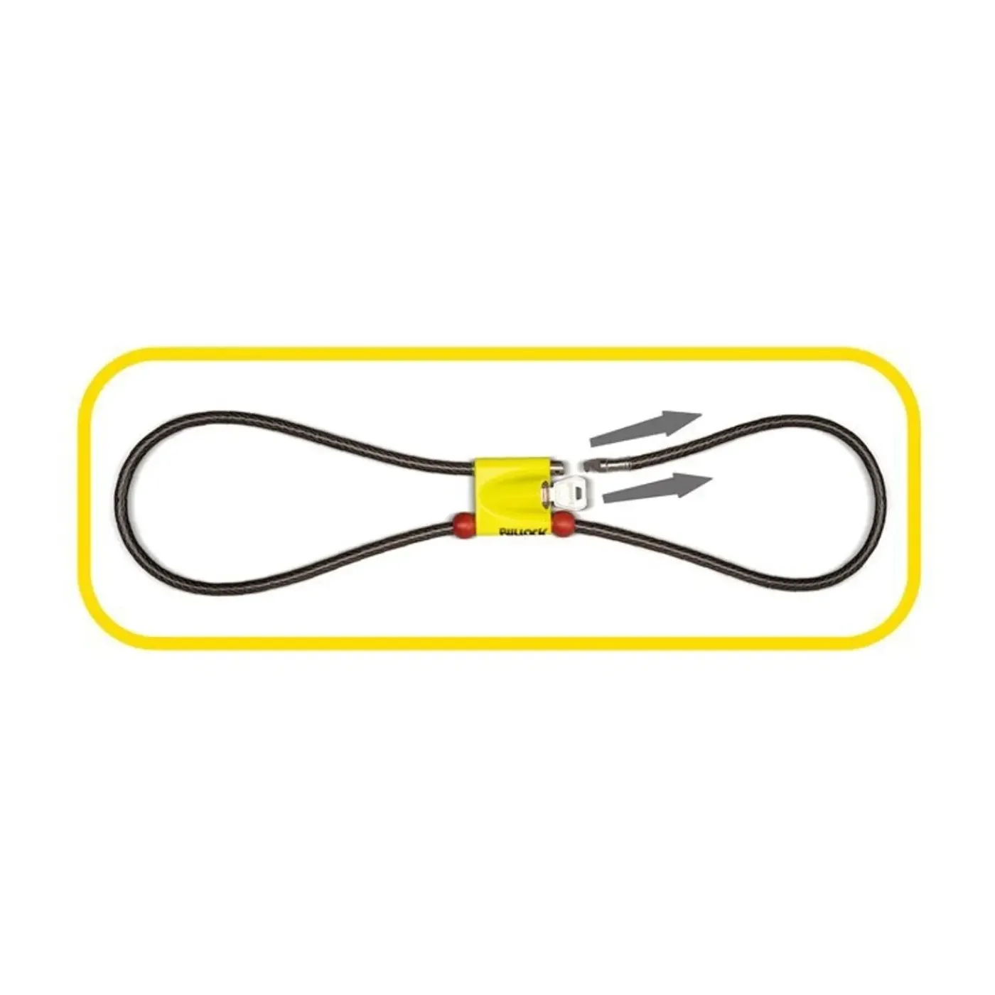Bullock - Dual Kabelslot - Lengte 120 Cm - Diameter 10 Mm