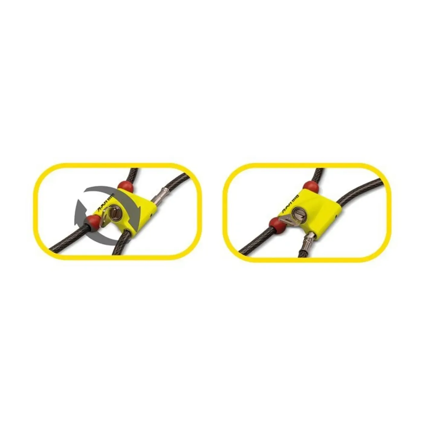 Bullock - Dual Kabelslot - Lengte 120 Cm - Diameter 10 Mm