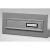 Burg Wachter Brievenbus 794 - Aluminium - Zilver - 16,5x42,5x4,6cm