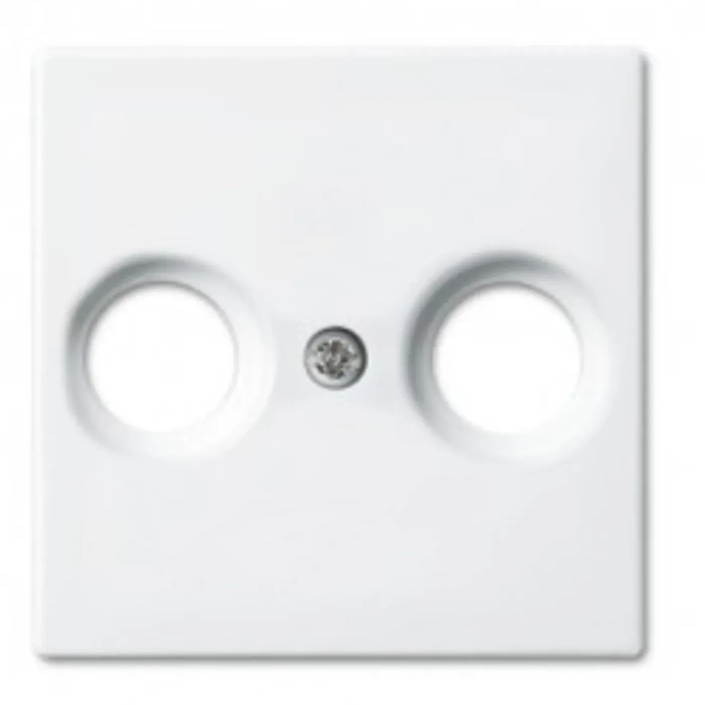 Busch-Jaeger Busch & Jaeger afdekplaat Balance coax wit