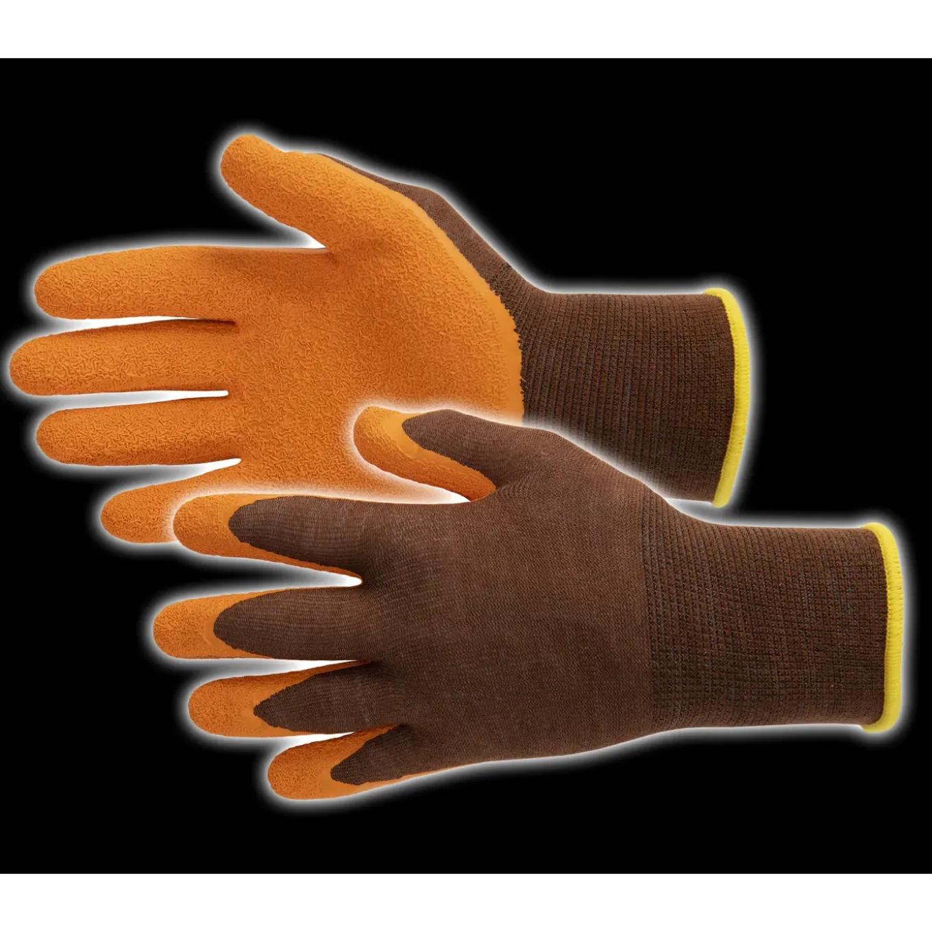 Busters handschoenen Bamboo Garden Heavy bruin/oranje maat 8