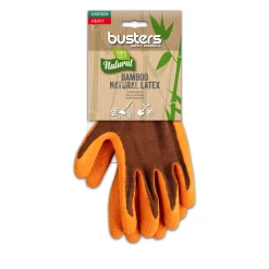 Busters handschoenen Bamboo Garden Heavy bruin/oranje maat 8