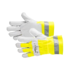 Busters handschoenen Fluo leder geel M10